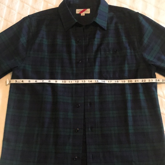 Duluth Trading Co. - Best Made Cotton Wool Blend Blackwatch Plaid Shirt - Picture 8 of 11